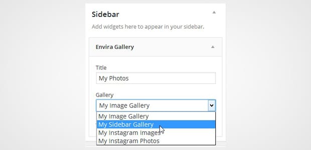 Choose Image Gallery