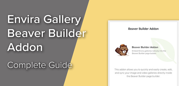 Adding Image Galleries to Your Website Using the Beaver Builder Addon