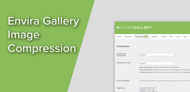 Speed up your website and galleries with Envira Gallery's Image Compression