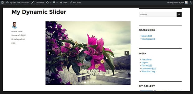 Image Slider For Your WordPress Galleries