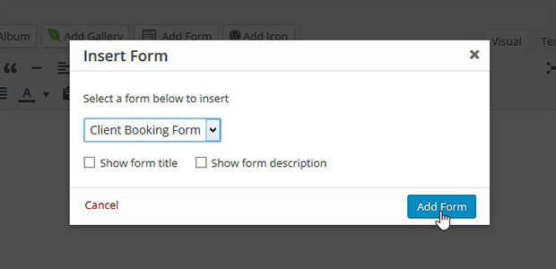 Selecting Your Form